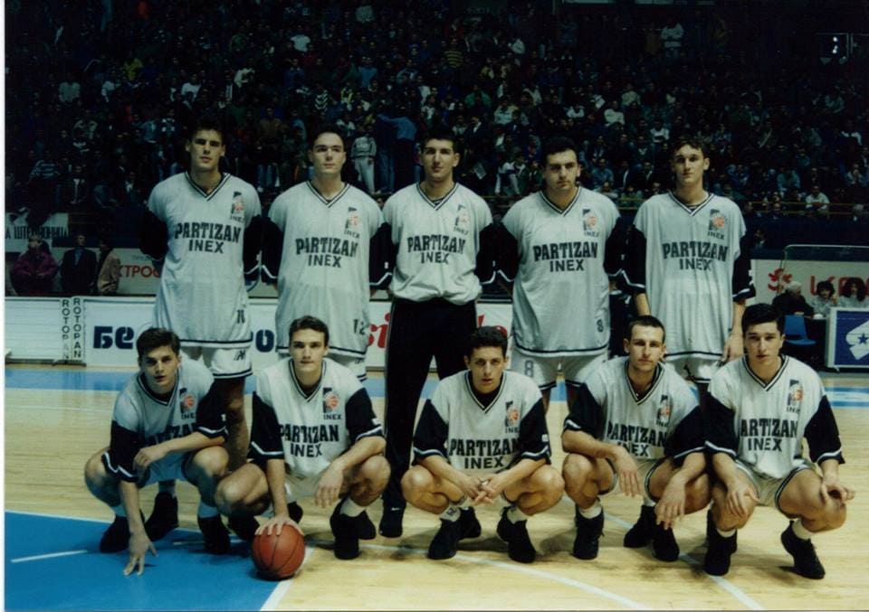 Ekipa KK Partizan iz sezone 1995/96